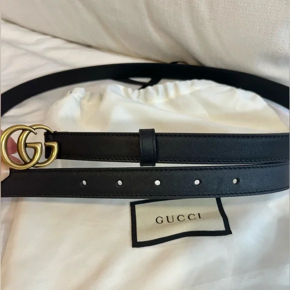 Gucci Belt - GG Marmont Thin Belt